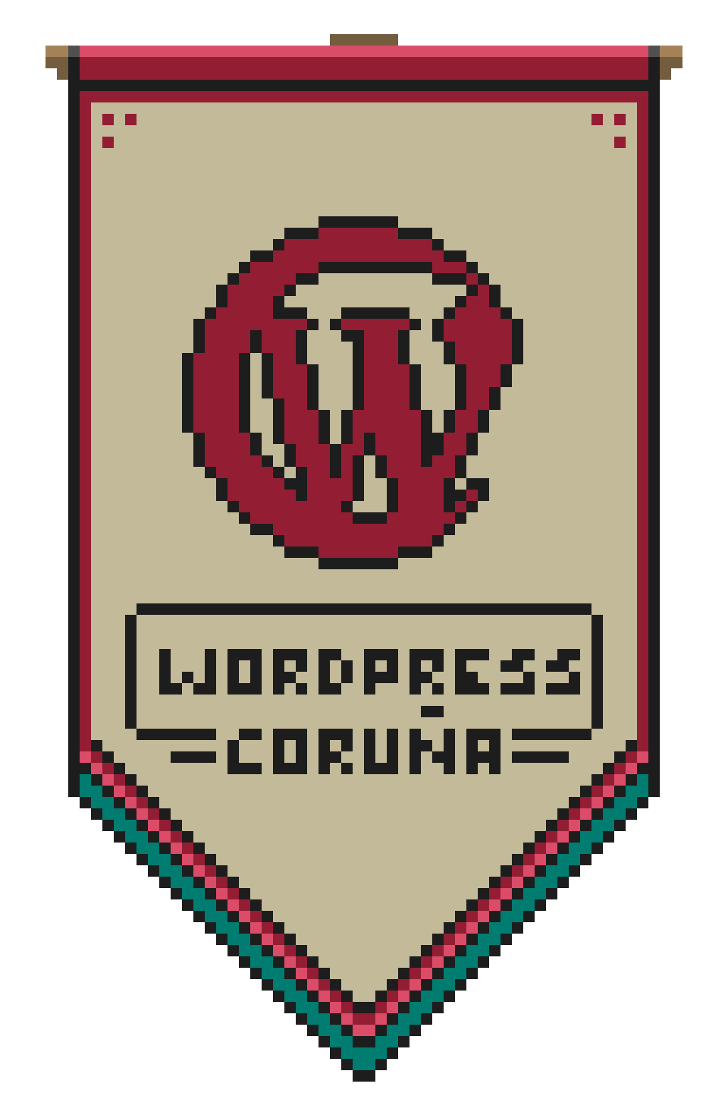 Logo de WordPress Coruña
